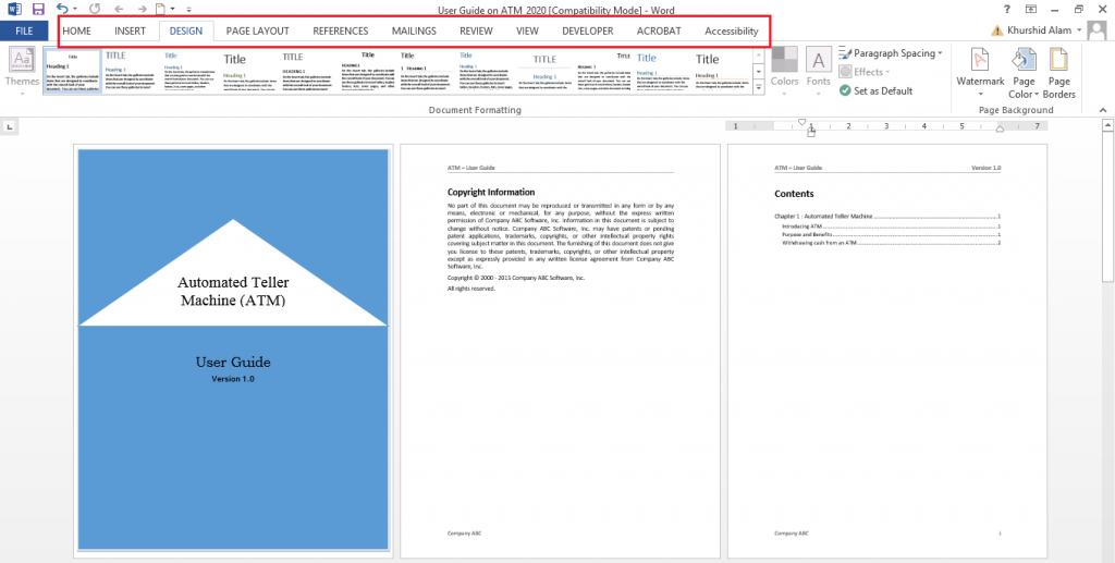 Word document